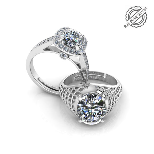 Pure 925 Silver Glamira Jonasia Promise Couple's Ring