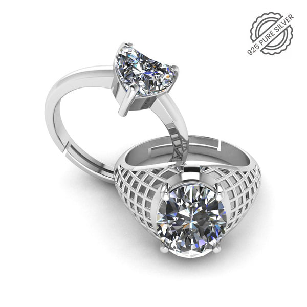 Pure 925 Silver Heart Glamira Jonasia Couple's Ring