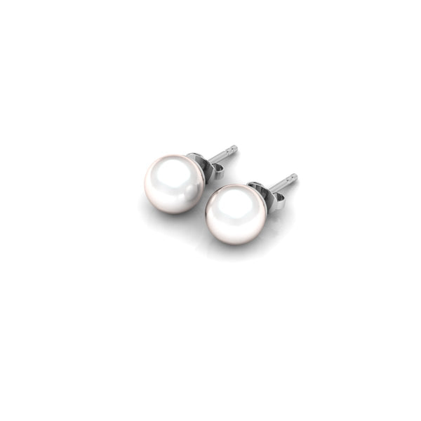 Pure 925 Silver Pearl Earring [Natural Pearl]