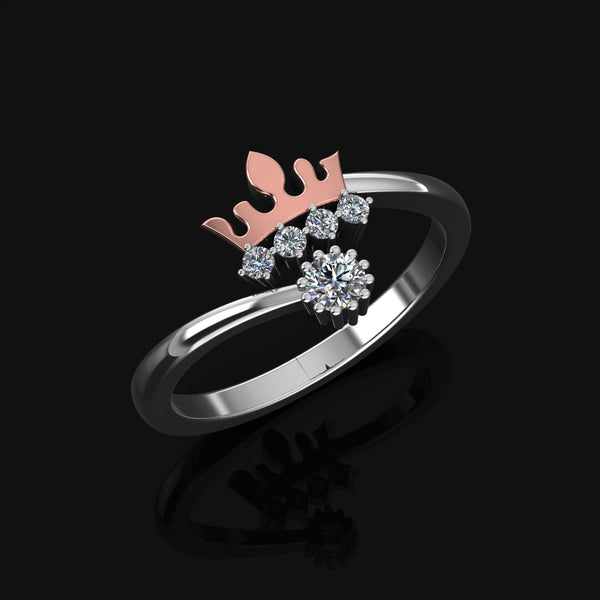 925 Sterling Silver Crown Ring