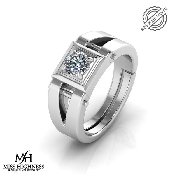 925 Pure Sterling Silver Stardom Mens Special Ring