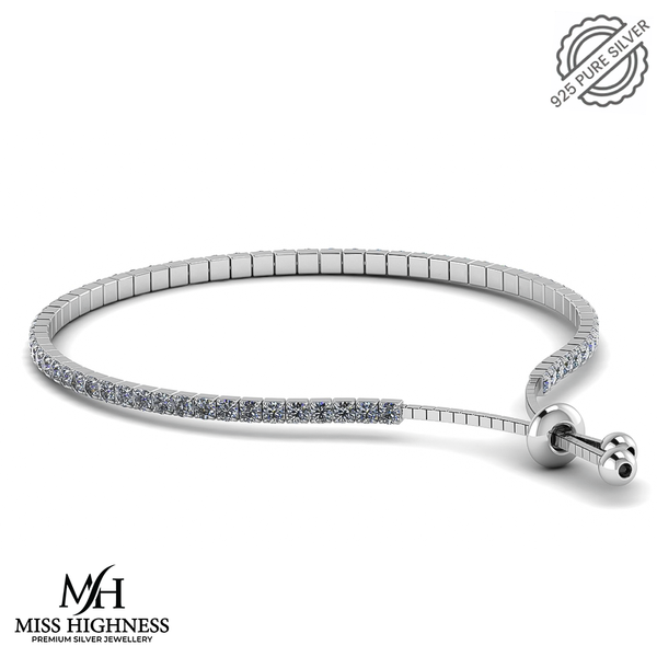 Tennis Silver bracelet with Cubic Zirconia